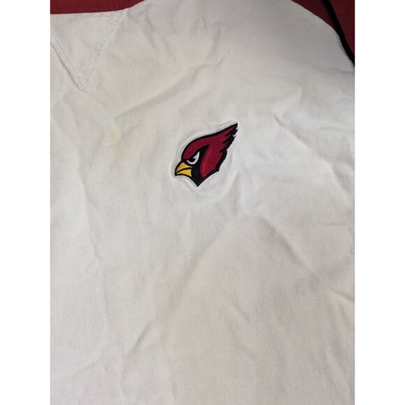 NFL Arizona Cardinals Team Apparel Shirt Men's Size XL White And Red - Picture 2 of 7